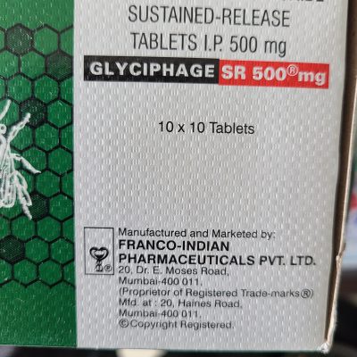 메트포르민 글리시파지 SR 500mg photo review